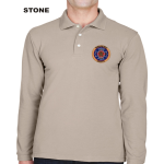 Harriton 5.6 oz. Easy Blend Long-Sleeve Polo